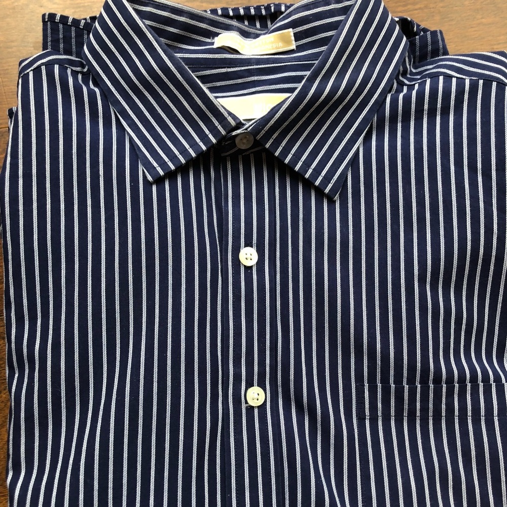 Men’s XL Michael Kors Striped Button Down Shirt
